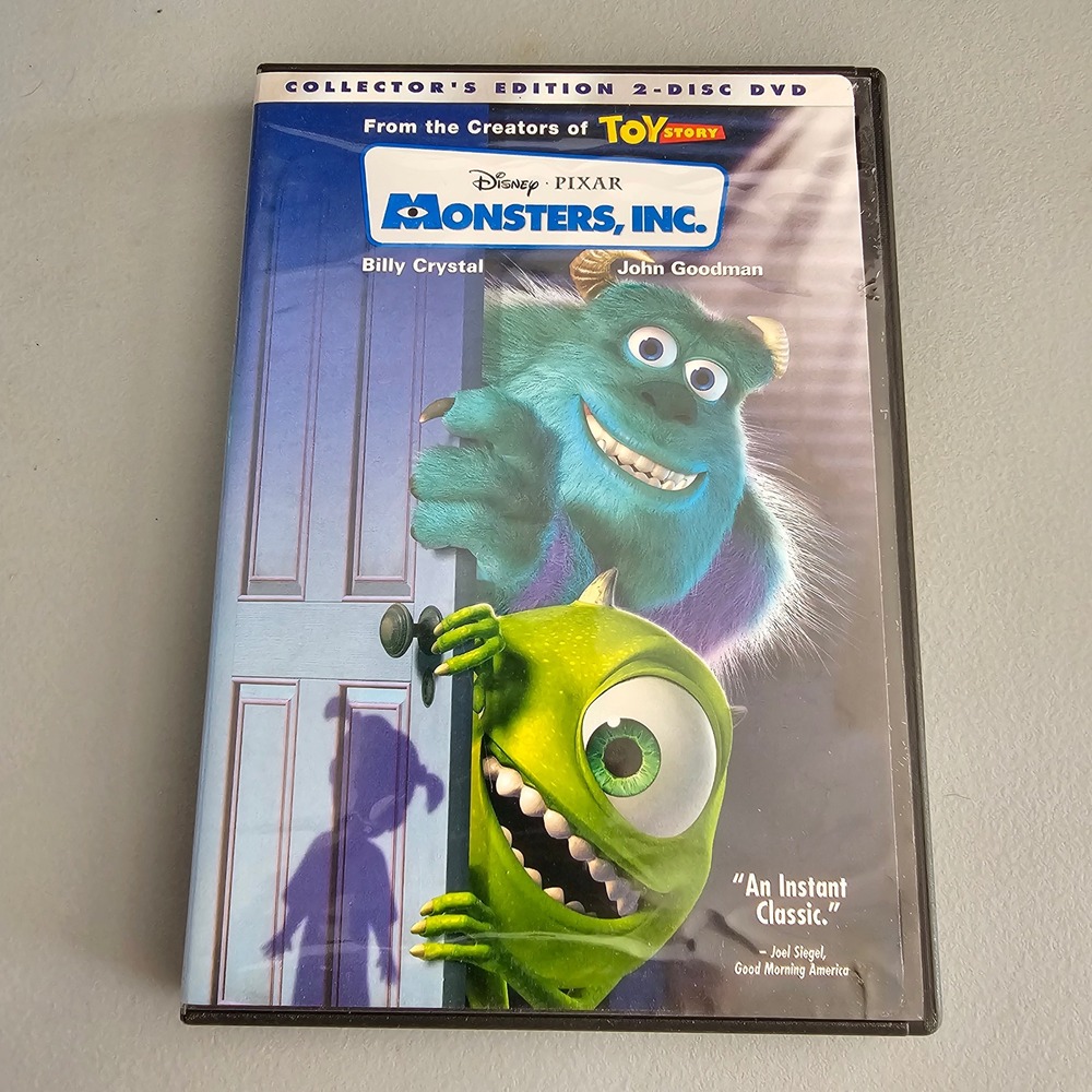 Disney Pixar Monsters Inc DVD Collector's Edition 2-Disc Set Billy Crystal 23968